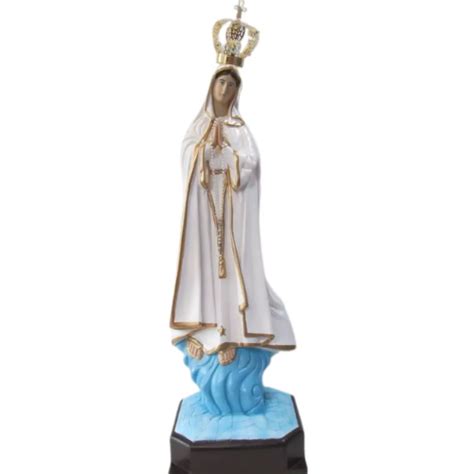 Imagem de Nossa Senhora de Fátima 85cm em Gesso Loja Todos os Santos