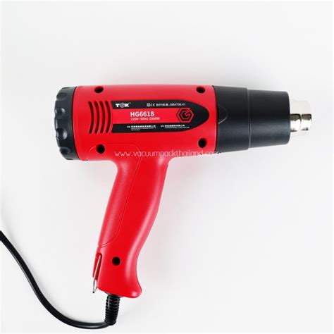 เครองเปาลมรอน ฟลมหด Hot Air Gun เครองแพคสญญากาศ เครองซลสญญากาศขนาดเลก Vacuum