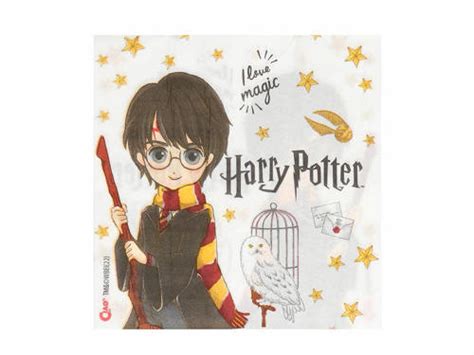 Serwetki Urodzinowe Harry Potter 33 Cm 20 Szt NACZYNIA I