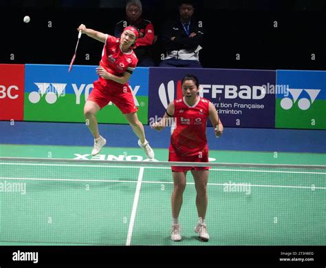 Chen Qing Chen And Jia Yi Fan Of Chine During The Yonex Internationaux