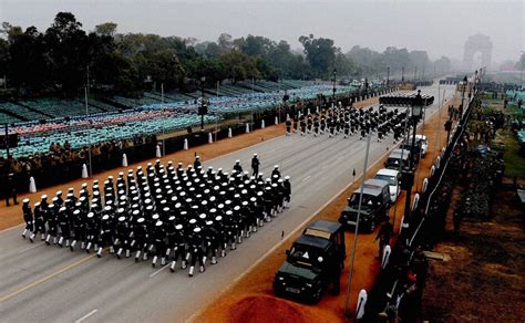 Photos: Rehearsal for the Republic Day parade takes place ahead of ...