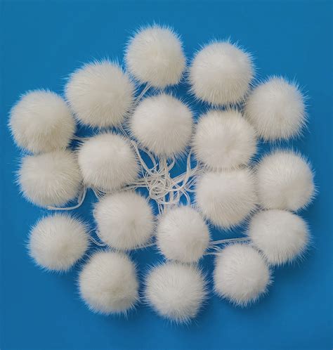 Pc Mm Large Mink Fur Pom Poms Genuine Fur Ball Etsy Canada Fur