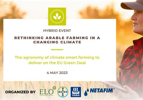 Rethinking Arable Farming in a Changing Climate - European Landowners ...