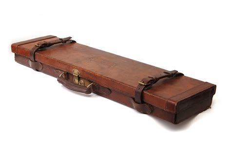 Antique Leather Shotgun Case By Stephen Grant And Sons Ebay