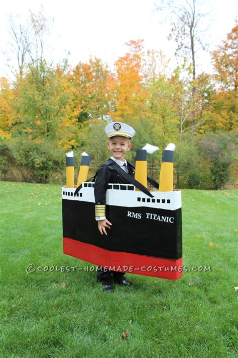 Original DIY Costume Idea for a Boy: Captain of the Titanic