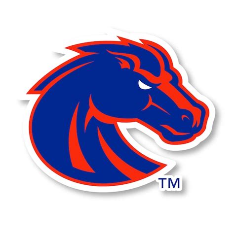 Boise State Broncos Vinyl Mascot Decal Sticker - Etsy