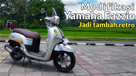 Modifikasi Yamaha Fazzio Jadi Tambah Retro Ganteng Maksimal Youtube