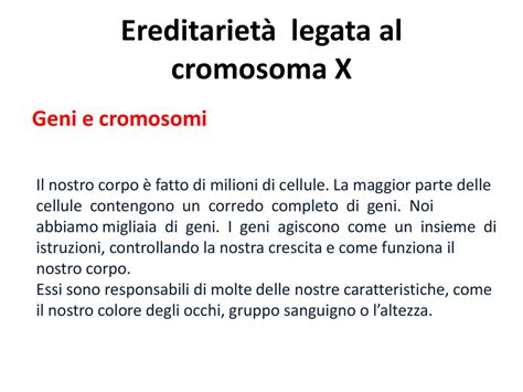 Ereditariet Legata Al Cromosoma X Ppt Scaricare