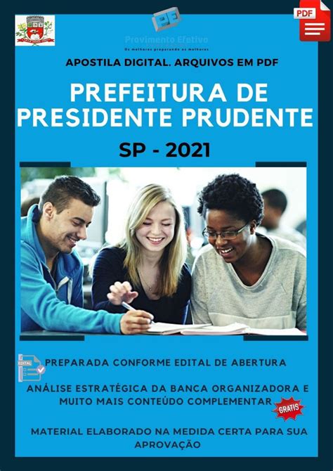 Provimento Efetivo Concursos Apostila Pref Presidente Prudente SP