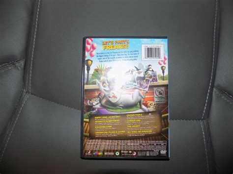 The Penguins Of Madagascar Happy King Julien Day DVD 2010 EUC