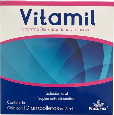 Vitamil Vitamina B Ar Ndano Y Minerales Amazon Mx Salud Y