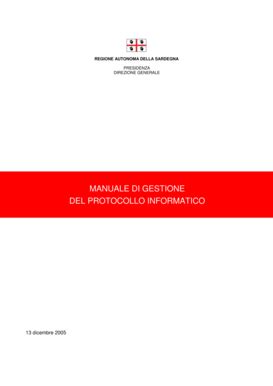 Fillable Online Manuale Di Gestione Filepdf Regione Autonoma Della