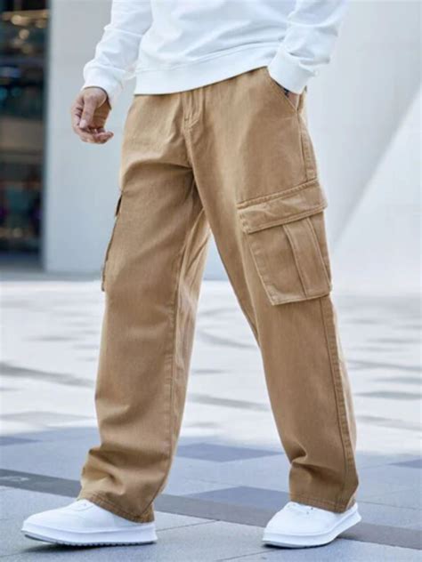 Buy Off Duty India Neutral Nude Men Baggy Fit Cargo Nude Online
