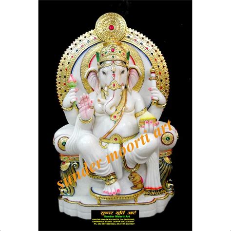 Durable Marble Ganesh Idol Statue At Best Price In Jaipur Sunder