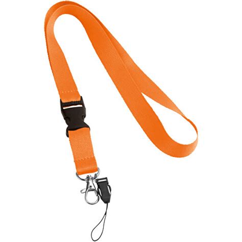 Anquetil Lanyard Mit 20mm Breite Orange Polyester 18g Als