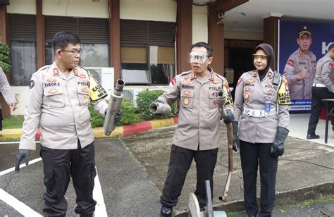 Polresta Barelang Giat Cipta Kondisi Razia Arena Balap Liar Dan Knalpot