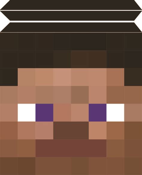 Minecraft Steve Head Printable