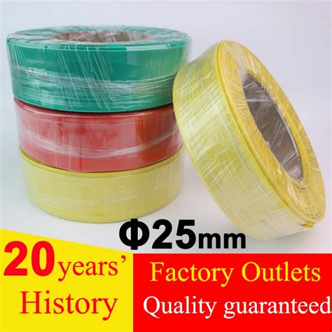 1meterlot 25mm Heat Shrink Tube 21 Ratio Tubing Heatshrink Shrinkable