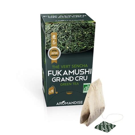 Thé vert Grand Cru Fukamushi Sencha en infusettes Thé bio japonais