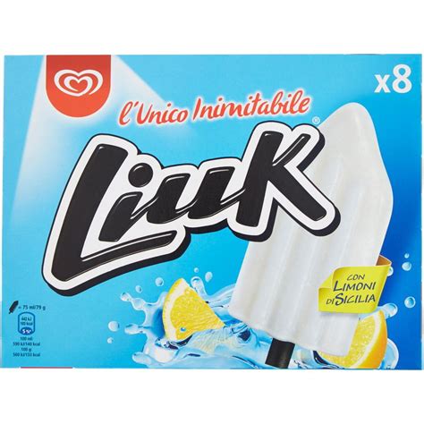 Stecco Gelato Liuk Limone ALGIDA 8 X 79 G Coop Shop