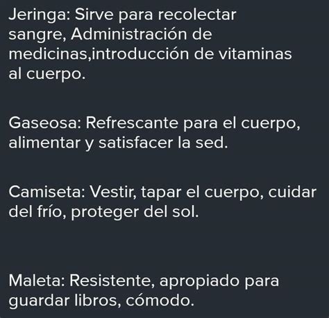 determinan las características que deben cumplir los siguientes bienes