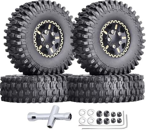 Amazon Hobbypark Brass Beadlock Wheels And Tires For Trx M