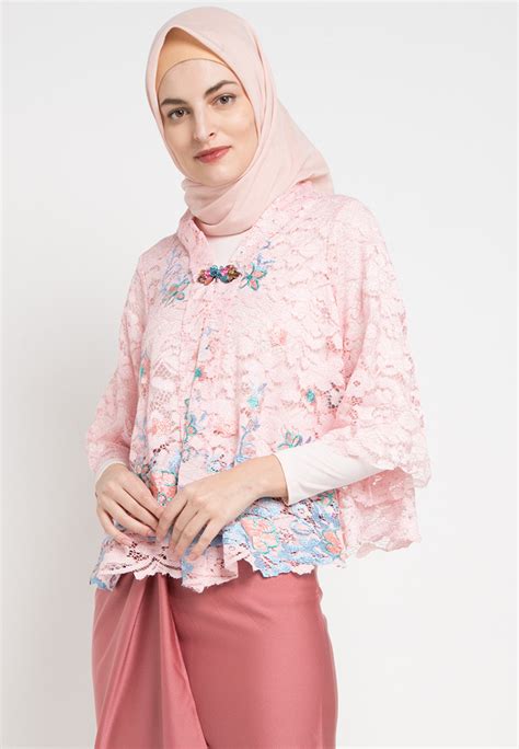 Model Kebaya Encim Modern Betawi Hijab Terbaru