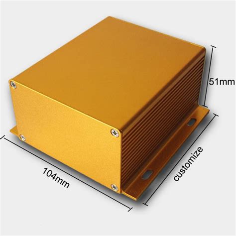 China Customized Aluminum Extrusion Housing Enclosure For Amplifier