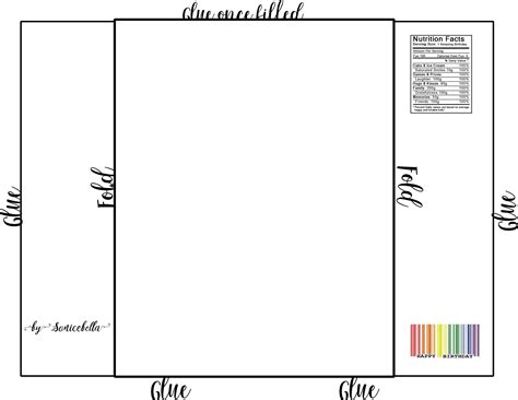 Printable Free Candy Bar Wrapper Template For Word