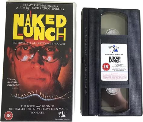 Naked Lunch VHS 1991 Peter Weller Judy Davis Ian Holm Julian