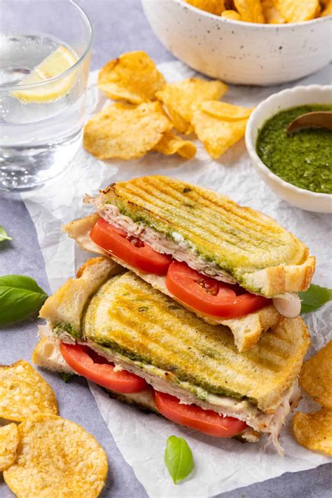 Pesto Turkey Panini Sandwich | Begin With Balance