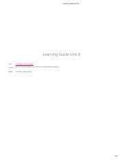 BUS 5115 Learning Guide Unit 8 Pdf Learning Guide Unit 8 Learning