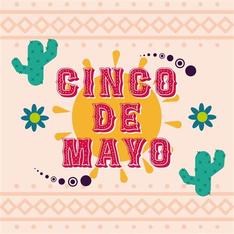 Premium Vector Colored Cinco De Mayo Poster Traditional Mexican