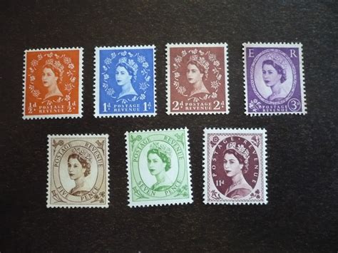 Stamps Great Britain Scott Mint Hinged Part Set Of