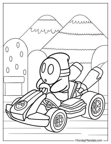 20 Shy Guy Coloring Pages Free Pdf Printables