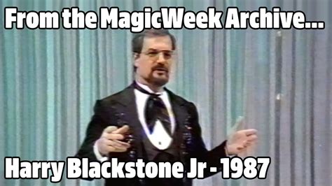 Harry Blackstone Jr Magician The Paul Daniels Magic Show 1987