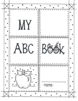 'MY ABC BOOK' Cover page by Bunky Business | TPT