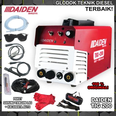 Jual DAIDEN TIG 200 A TIGi 200 TRAFO LAS MESIN LAS ARGON STAINLESS