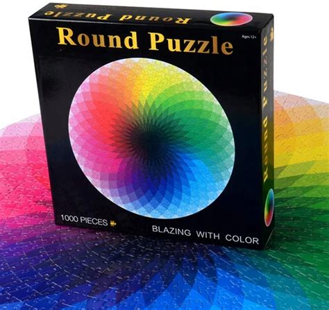 1000 sztuk układanki okrągłe kreatywne puzzle DIY 14580004511 Allegro pl