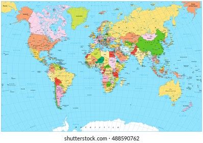 Large World Map With Countries