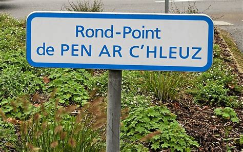 Pen ar CHleuz à Brest touchez pas au rond point point Le Télégramme