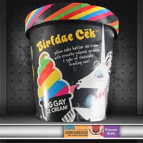 Big Gay Ice Cream Birfdae Cëk The Junk Food Aisle