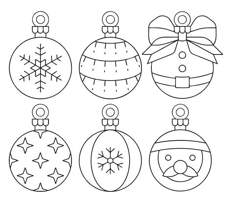 15 Best Free Printable Christmas Ornament Templates PDF For Free At