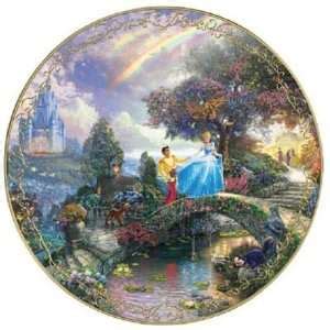 Thomas Kinkade Disney Print Cinderella Wishes Upon A Dream Print X