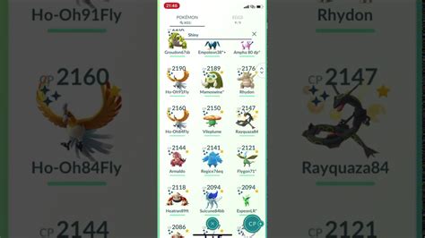 Shiny And Shiny Legendary Pokémon Go Youtube