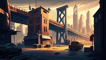 Premium Photo | New york city 2d background environment for a mobile ...