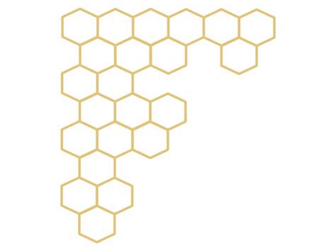 Premium Vector Honeycomb Border Cells Bee Honeycomb Illustration