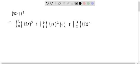 Solved Use The Binomial Theorem To Expand Each Binomial And Express The Result In Simplified