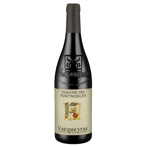 Domaine Des Fontnobles 2021 A O P Vacqueyras Vin Rouge Carrefour