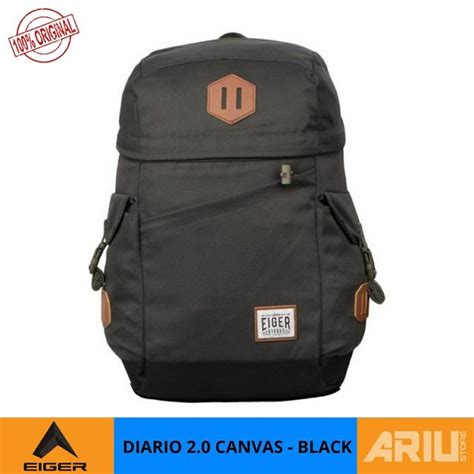 Jual TAS RANSEL EIGER 1989 DIARIO 2 0 24L CANVAS ORIGINAL BACKPACK